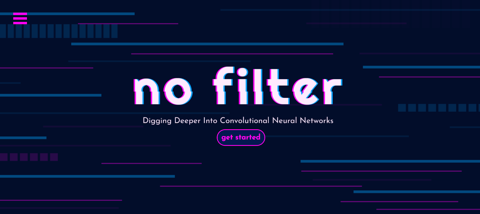 Picture of no filter website
